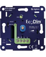 EcoDim - LED Dimmer - Smart WiFi - ECO-DIM.07 - Fase Afsnijding RC - ZigBee Basic - Inbouw - Enkel Knop - 0-200W