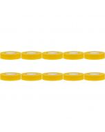 Isolatietape 10 Pack - Yurga - Geel - 20mmx20m