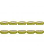 Isolatietape 10 Pack - Yurga - Groen/Geel - 20mmx20m