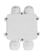 Kabelverbinder - Viron Thermy - Rechte 4-voudig Connector - Waterdicht IP68 - Mat Wit