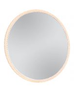 LED Badkamerspiegel - Trion Aluna - Rond - IP44 - Touch Schakelaar - 18W - Aanpasbare Kleur - Spiegelglas 1