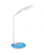 LED Bureaulamp - Brinton - 5W 400lm - Helder/Koud Wit 5000K + RGB - Dimbaar - Wit