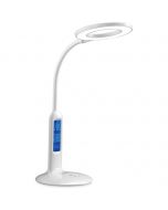 LED Bureaulamp met Kalender - Aigi Aviny - 7W - Aanpasbare Kleur - Dimbaar - Mat Wit