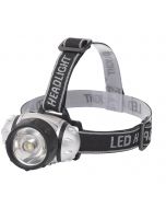 LED Hoofdlamp - Aigi Hitro - Waterdicht - 50 Meter - Kantelbaar - 1 LED - 1.8W - Zilver | Vervangt 13W