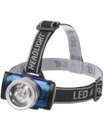 LED Hoofdlamp - Aigi Scylo - Waterdicht - 50 Meter - Kantelbaar - 1 LED - 1.6W - Zwart | Vervangt 7W