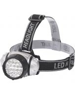 LED Hoofdlamp - Aigi Slico - Waterdicht - 40 Meter - Kantelbaar - 19 LED's - 1.1W - Zilver | Vervangt 9W