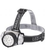 LED Hoofdlamp - Aigi Slico - Waterdicht - 50 Meter - Kantelbaar - 23 LED's - 1.1W - Zilver | Vervangt 9W