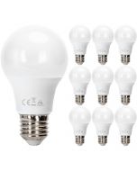 LED Lamp 10 Pack - E27 Fitting - 8W - Helder/Koud Wit 6500K