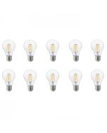 LED Lamp 10 Pack - Filament - E27 Fitting - 8W - Warm Wit 2700K