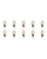 LED Lamp 10 Pack - G4 Fitting - Dimbaar - 2W - Helder/Koud Wit 6000K - Transparant | Vervangt 20W