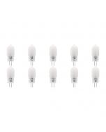 LED Lamp 10 Pack - G4 Fitting - Dimbaar - 2W - Warm Wit 3000K - Melkwit | Vervangt 20W