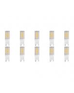 LED Lamp 10 Pack - Aigi - G9 Fitting - 3.5W - Helder/Koud Wit 6500K | Vervangt 30W