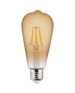 LED Lamp - Filament Rustiek - Vita - E27 Fitting - 6W - Warm Wit 2200K