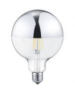 LED Lamp - Filament XL - E27 Fitting - 7W - Warm Wit 2700K - Glans Chroom - Glas