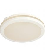 LED Plafondlamp - Kozolux Scarly - 30W 2700lm - Natuurlijk Wit 4200K - IP65 - Rond - Wit