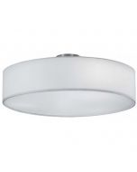 LED Plafondlamp - Plafondverlichting - Trion Hotia - E27 Fitting - 3-lichts - Rond - Mat Wit - Aluminium