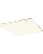 LED Plafondlamp - Trion Lana - 46W - Warm Wit 3000K -  Dimbaar - Vierkant - Mat Wit - Kunststof 1