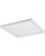 LED Plafondlamp - Trion Rad - Opbouw Vierkant 20W - Warm Wit 3000K - Mat Wit - Metaal 1