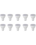 LED Spot 10 Pack - GU10 Fitting - 6W - Warm Wit 3000K