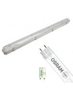 OSRAM - LED TL Armatuur met T8 Buis - SubstiTUBE Value EM 830 - Aigi Hari - 150cm Enkel - 19.1W - Warm Wit 3000K