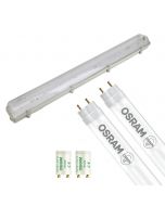 OSRAM - LED TL Armatuur met T8 Buis - SubstiTUBE Value EM 865 - Aigi Hari - 120cm Dubbel - 32.4W - Helder/Koud Wit 6500K