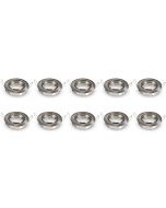 Spot Armatuur 10 Pack - GU10 Fitting - Inbouw Rond - Mat Chroom Aluminium - Kantelbaar Ø82mm