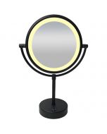 LED Wandlamp - Wandverlichting - Trion Vistas - 3W - Warm Wit 3000K - Rond - Glans Chroom - Aluminium