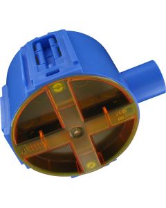 ABB - Inbouwdoos - Hafobox - 40mm - 5/8inch - Incl. Deksel - Blauw