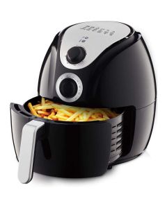 Airfryer - Aigi Hunra - Hetelucht Friteuse - Timer - 3.5 Liter - Zwart 