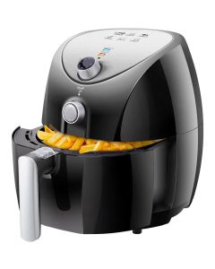 Airfryer - Aigi Sunika - Hetelucht Friteuse - Timer - 3.2 Liter - Zwart