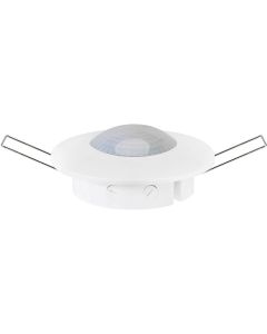 Bewegingssensor PIR - Kozolux - 6m - Max 300W - 360D - Inbouw - Rond - Wit