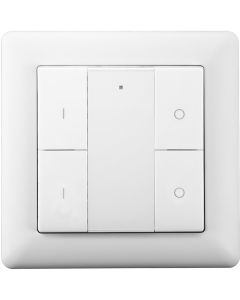 EcoDim - Draadloze Schakelaar - Smart WiFi - ED-10012 - ZigBee - 2-voudig Schakelaar - Wit