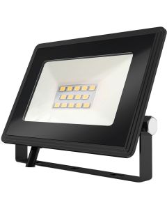 LED Bouwlamp 10 Watt - LED Schijnwerper - Aigi Iglo - Natuurlijk Wit 4000K - Waterdicht IP65 - Mat Zwart - Aluminium