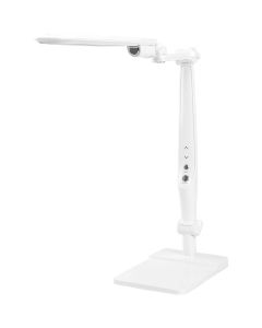 LED Bureaulamp - Aigi Alinox - 10W - Aanpasbare Kleur - Dimbaar - Mat Wit