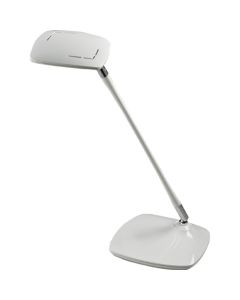 LED Bureaulamp - Aigi Polanor - 5W - Aanpasbare Kleur - Dimbaar - Glans Wit