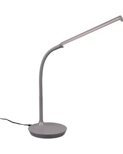 LED Bureaulamp - Tafelverlichting - Trion Root - 5W - Aanpasbare Kleur - Grijs - Kunststof 1