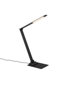 LED Bureaulamp - Trion Straus - 6.5W - Aanpasbare Kleur - Dimbaar - Rechthoek - Mat Zwart - Metaal 1