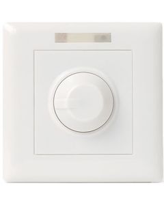 LED Dimmer - Rinzu Dimmy - Opbouw - 0-10V - 800W - Afstandsbediening - Enkel Knop - Incl. Afdekraam - Wit