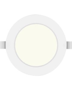 LED Downlight Pro - Aigi Trinko - Inbouw Rond 6W - Natuurlijk Wit 4000K - Mat Wit - Kunststof - Ø118mm