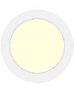 LED Downlight Pro - Aigi Trinko - Opbouw Rond 12W - Warm Wit 3000K - Mat Wit - Kunststof