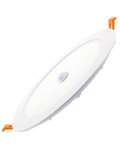 LED Downlight Slim - Facto Dury - PIR Bewegingssensor 360° - 20W - CCT Aanpasbare Kleur - Inbouw - Rond - Mat Wit - OSRAM LEDs