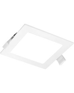 LED Downlight Slim Pro - Aigi Suno - Inbouw Vierkant 9W - Helder/Koud Wit 6000K - Mat Wit - Kunststof