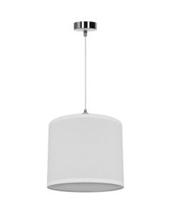 LED Hanglamp - Hangverlichting - Aigi Utra - E27 Fitting - Rond - Mat Wit - Kunststof