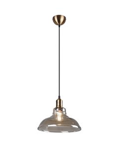 LED Hanglamp - Trion Aldin - E27 Fitting - Rond - Oud Brons - Aluminium