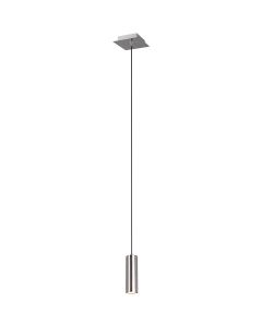 LED Hanglamp - Trion Mary - GU10 Fitting - 1-lichts - Vierkant - Mat Nikkel - Aluminium