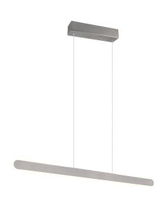 LED Hanglamp - Trion Soile - 28W - Aanpasbare Kleur - Dimbaar - Geborsteld Aluminium - Metaal 1