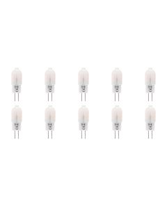 LED Lamp 10 Pack - Aigi - G4 Fitting - 1.3W - Warm Wit 3000K | Vervangt 12W