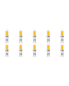 LED Lamp 10 Pack - G9 Fitting - Dimbaar - 3W - Helder/Koud Wit 6000K | Vervangt 32W