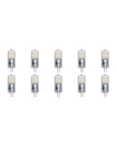 LED Lamp 10 Pack - Aigi - G4 Fitting - 3W - Helder/Koud Wit 6500K | Vervangt 25W