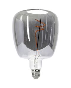 LED Lamp - Aigi Glow R140 - E27 Fitting - 4W - Warm Wit 1800K - Titanium